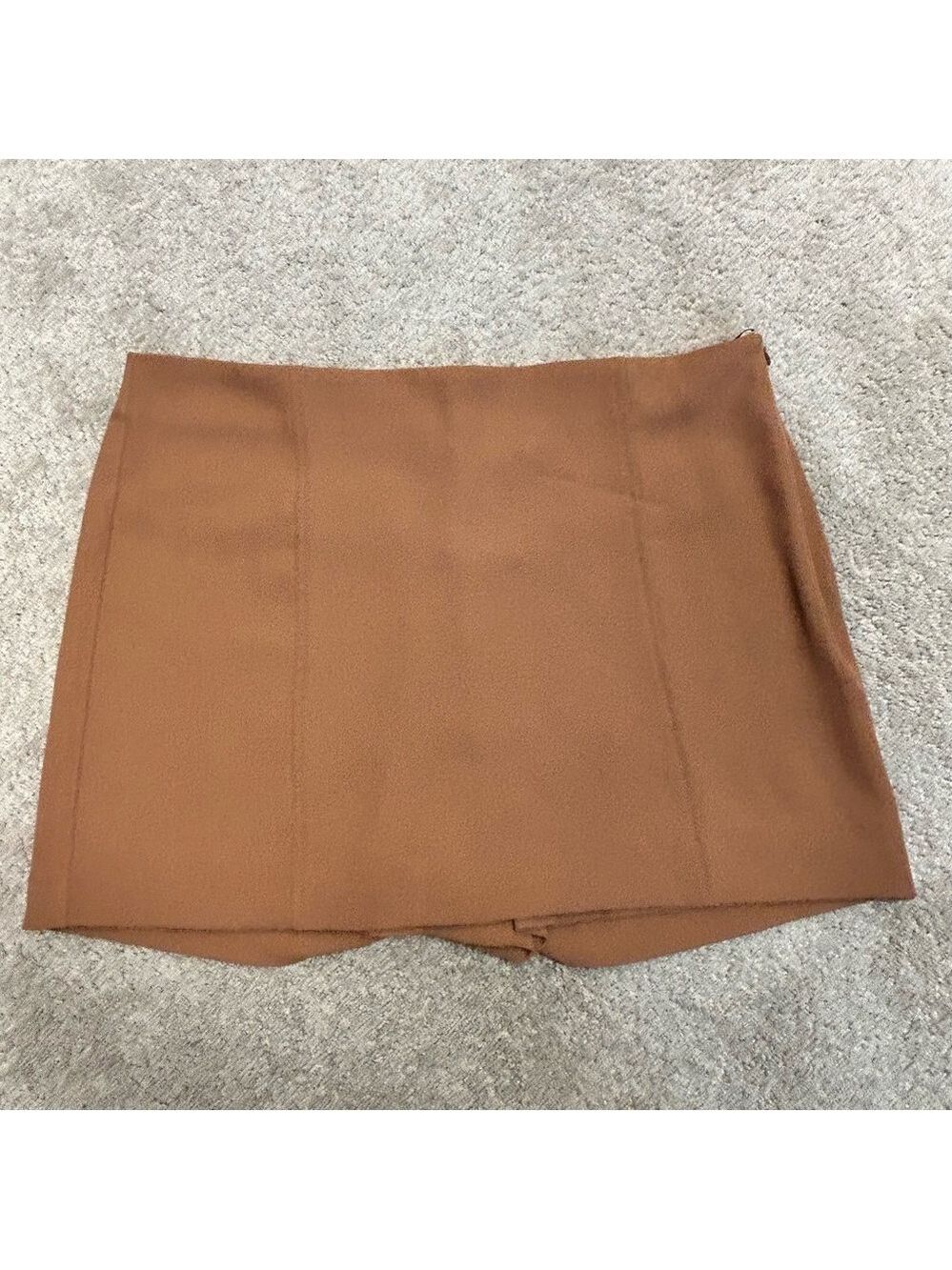 Jason Wu camel brown skort skirt Sz M NWT